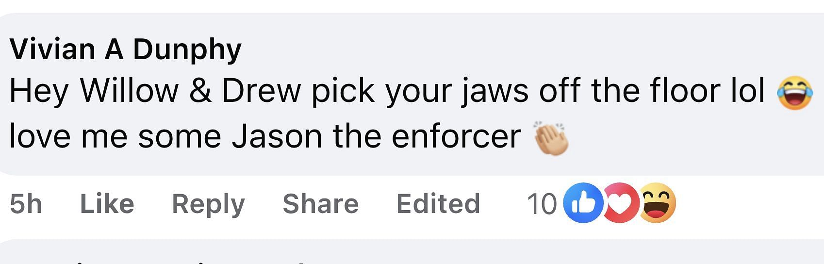 Comment about General Hospital (Image via Facebook)