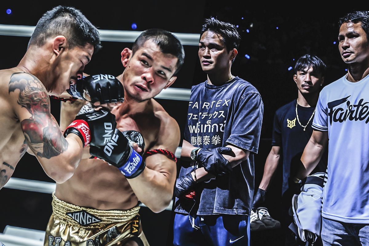(From left to right) Nong-O, Superbon, Petchtanong [Photo via ONE Championship]
