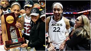 A'ja Wilson shares near-tearjerking tribute seeing her mentors Dawn Staley and Becky Hammon lace up her A'One sneakers on special day