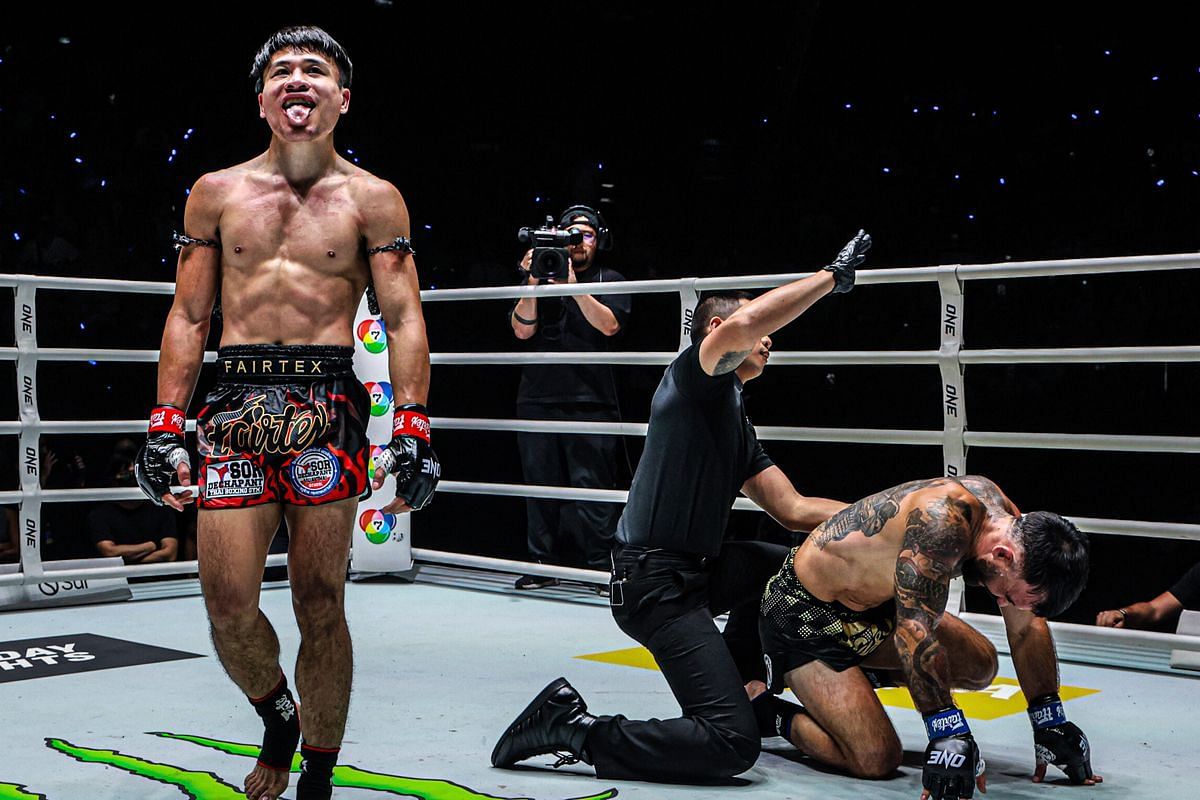 Jaosuayai earned a six-figure ONE contract at ONE Friday Fights 100. [Photo via: ONE Championship]