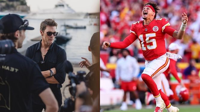 Patrick Mahomes reacts with 4-word message after Tom Brady buys Chiefs QB's $7,500 rookie card