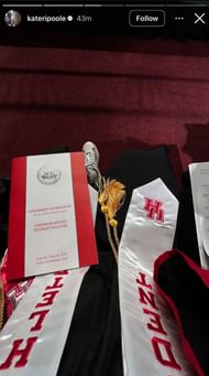 Angel Reese's former teammate Kateri Poole shares graduation snaps & snippets from University of Houston - Image source: Instagram/kateripoole