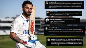 "The whites will miss you" - Social media floods with wishes from cricket fraternity after Virat Kohli announces his Test retirement