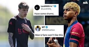 “Have some shame”, “Man U fans won’t like this” - Fans react after Alejandro Garnacho delivers verdict on Barcelona ace Lamine Yamal