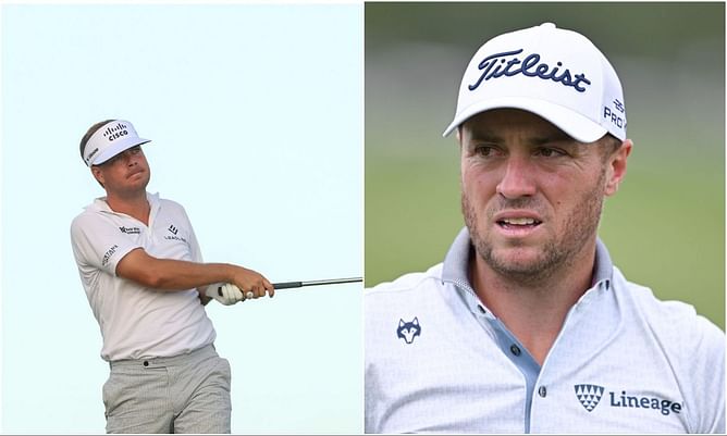 Keith Mitchell shares embarrassing image of Justin Thomas tearing into Philly’s famous cheesesteak after career low-round