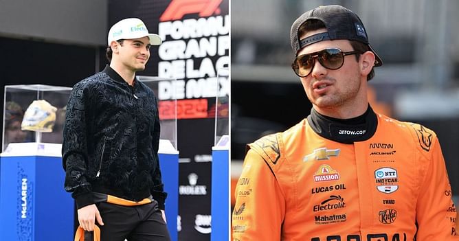 IndyCar heartthrob Pato O'Ward suits up in a sharp light brown suit in latest IG post