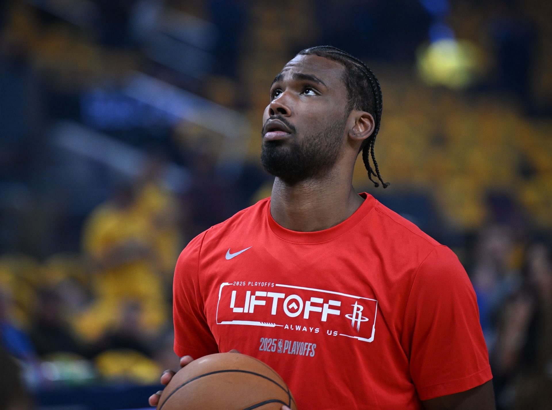 NBA Playoffs: Pre-game of Houston Rockets and Golden State Warriors in San Francisco - Source: Getty