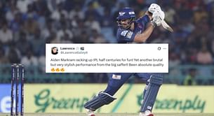 "Very stylish performance" - Fans in awe as Aiden Markram smashes in LSG vs SRH IPL 2025 match