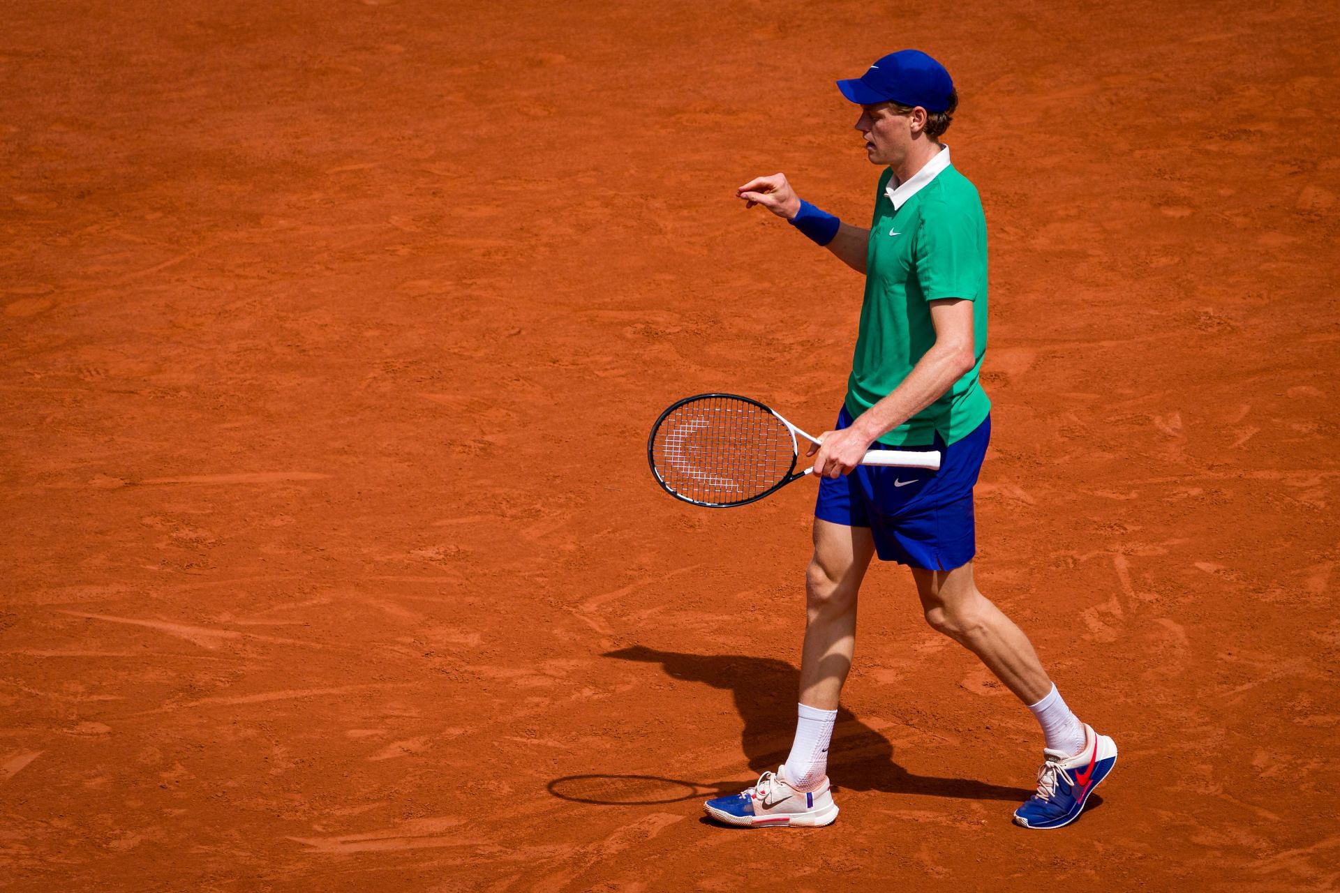 Jannik Sinner at the 2025 French Open - Source: Getty