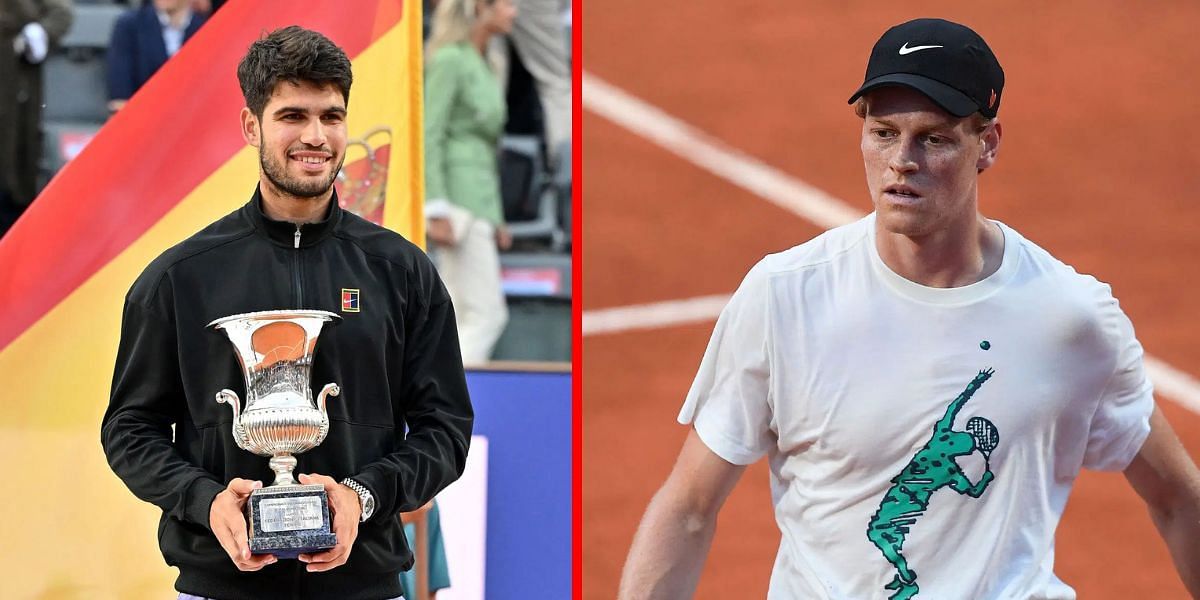 Carlos Alcaraz (L) Jannik Sinner (R) | Getty