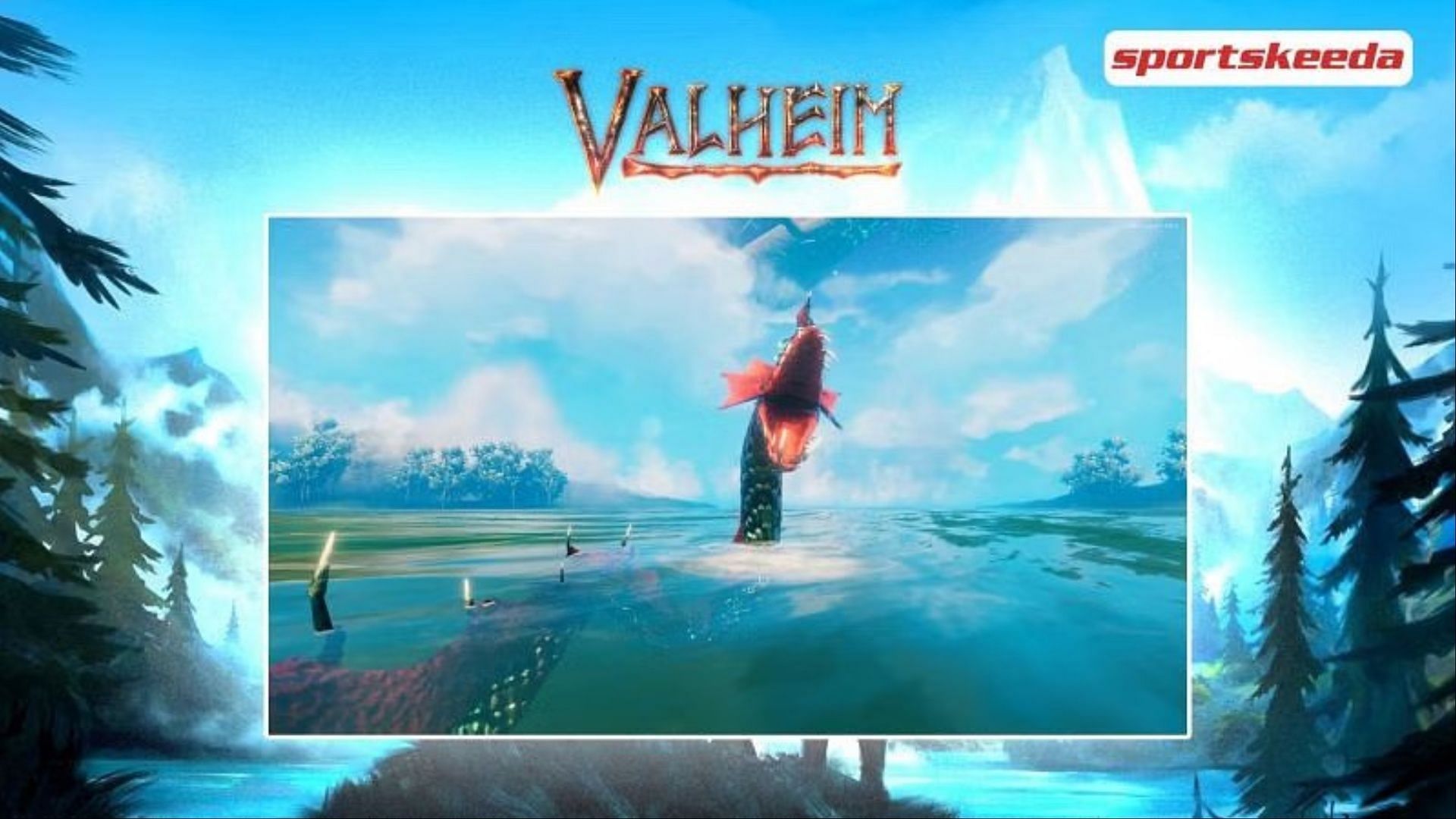 Sea Serpents in Valheim (Image via Iron Gate Studio)