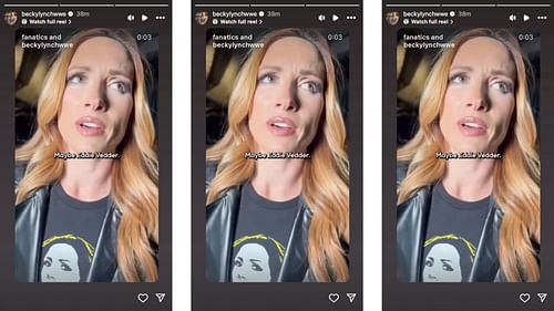 Lynch went on a rant ahead of RAW. [Image credit: Becky Lynch on Instagram]