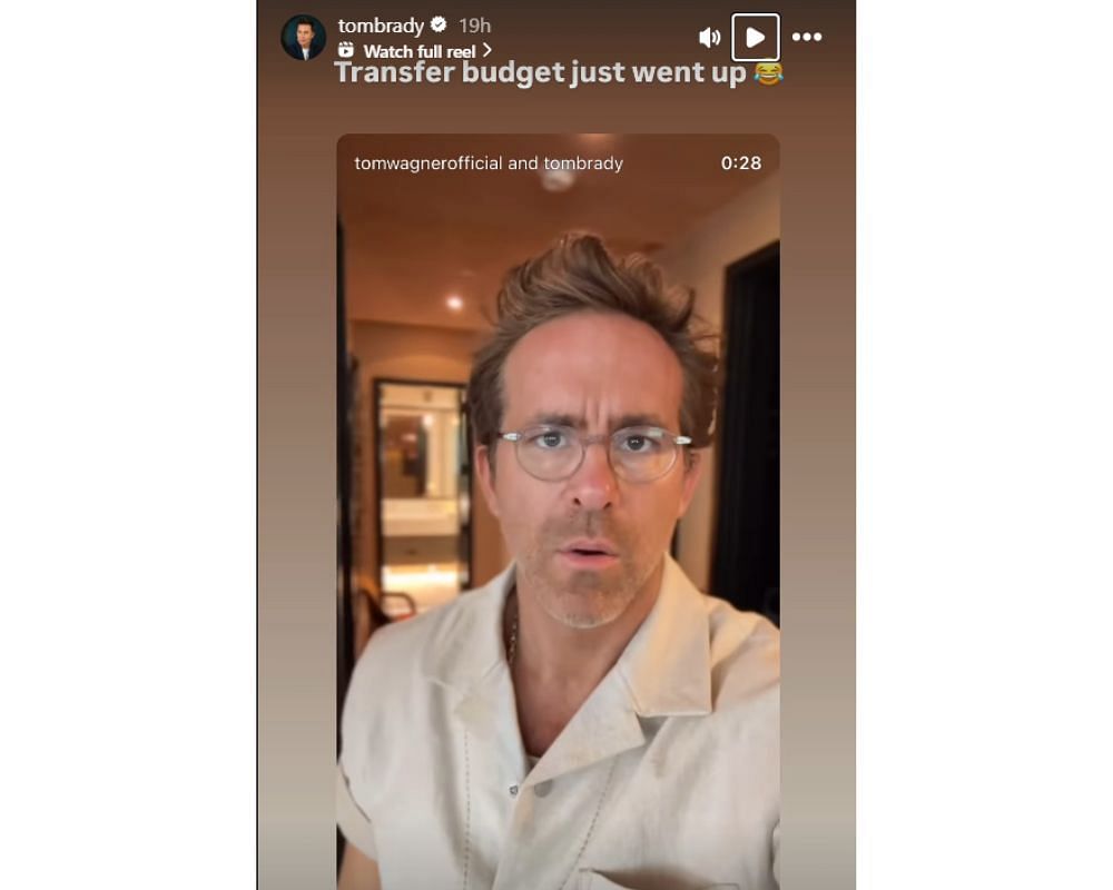 Tom Brady drops 5-word response to Ryan Reynold&#039;s hilarious request for NFL GOAT&#039;s hair strand [IG/@tombrady]