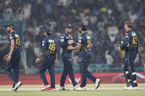 The Gujarat Titans are perched atop the IPL 2025 points table. [P/C: Getty]