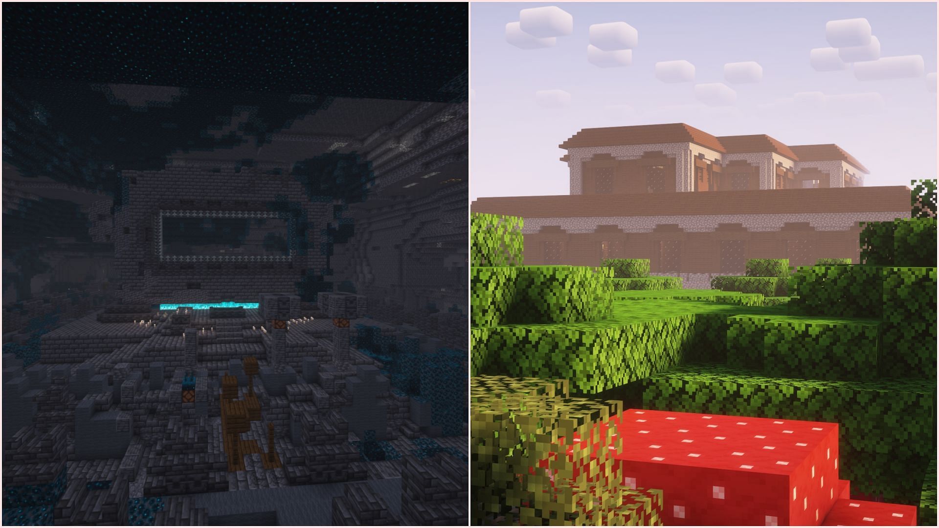 Some structures are hardly found by most players in the game (Image via Sportskeeda Gaming || Mojang Studios)