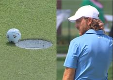 WATCH: Tommy Fleetwood waits nearly 30 seconds as ball finally drops at the Charles Schwab Challenge