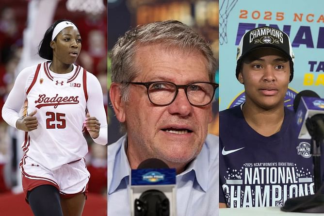 Analyst proposes new three-big lineup for Geno Auriemma's UConn, featuring Sarah Strong, Serah Williams: "There's an embarrassment of riches"