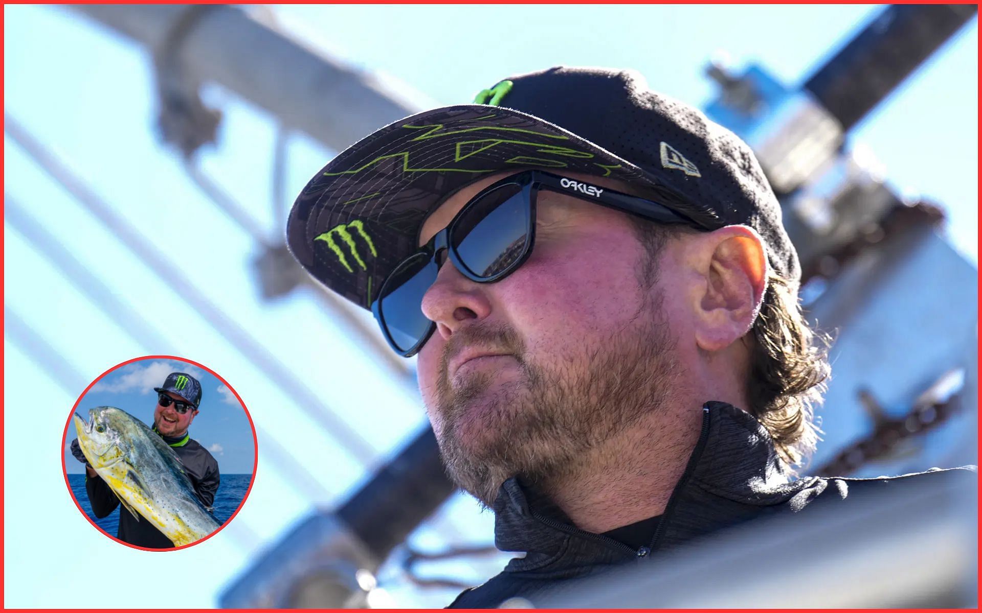 Kurt Busch participates in his very first fishing competition at Florida Keys