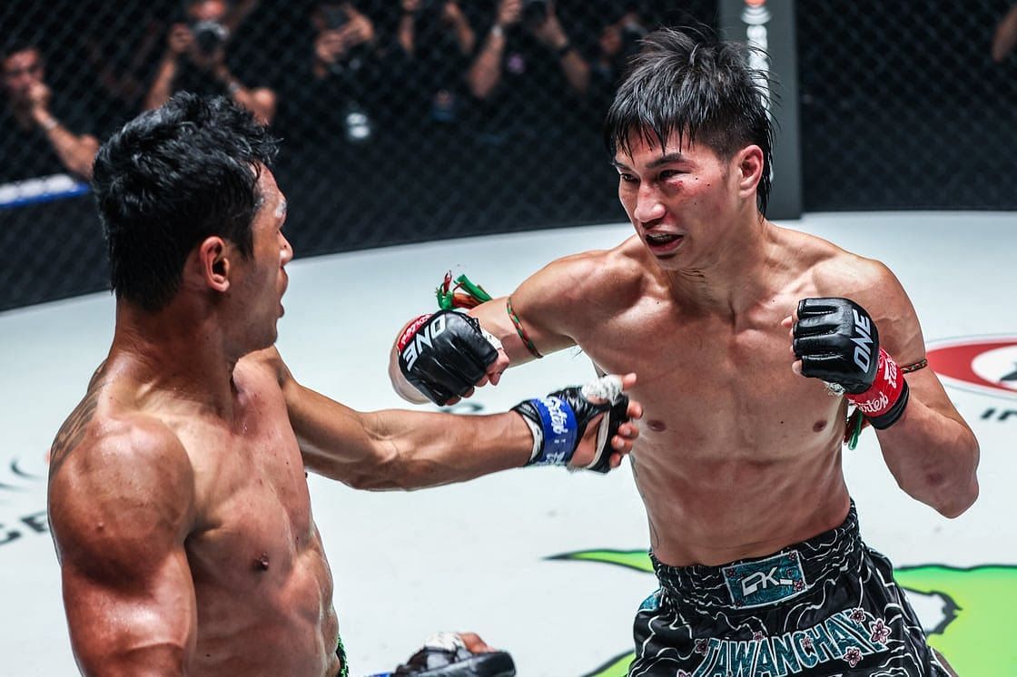 Jo Nattawut (left), Tawanchai (right) [Photo via ONE Championship]