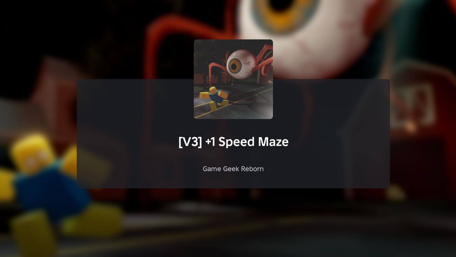 +1 Speed Maze loading screen