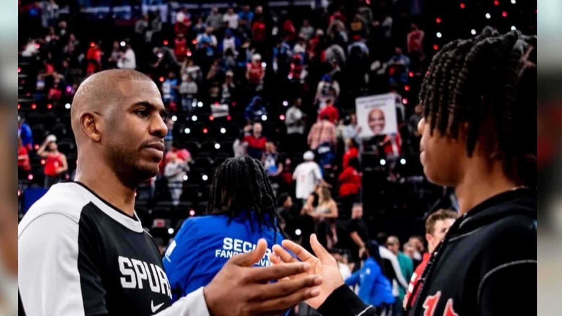 NBA star Chris Paul and son Chris Paul II. (Image via Instagram @CP3) 