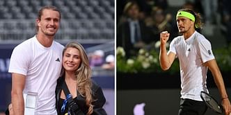 Alexander Zverev's girlfriend Sophia joins German for support at Hamburg Open after Thailand vacation