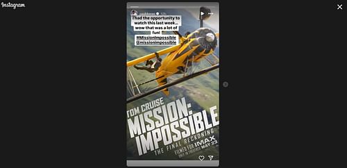 Paul Skenes gives verdict on Tom Cruise's Mission: Impossible – The Final Reckoning - Source: IG