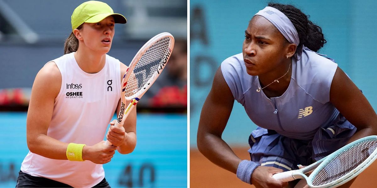 Iga Swiatek vs Coco Gauff - Image Source: Getty 