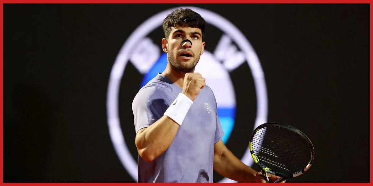 Carlos Alcaraz is looking to make his first Rome final. (Source: Getty)