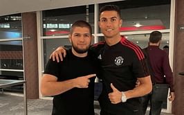 When Cristiano Ronaldo channeled his inner Khabib Nurmagomedov on the soccer field