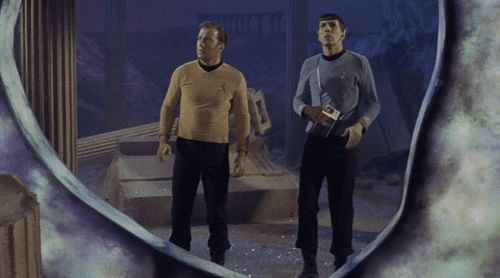 Captain Pike and Spock from TOS. Image via the offical Star Trek website.
