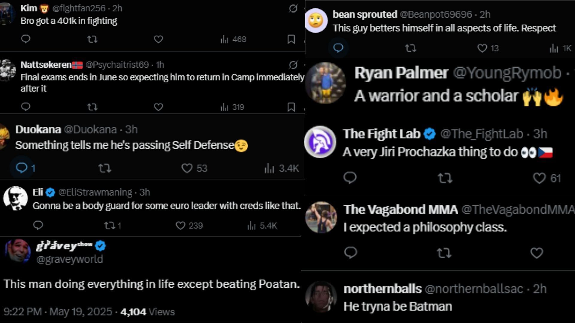 Fan comments. [Screenshots courtesy: @acdmma_ on X]