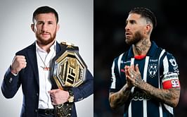 Merab Dvalishvili details friendship with "football GOAT" Sergio Ramos: "He's friends with Ilia Topuria"