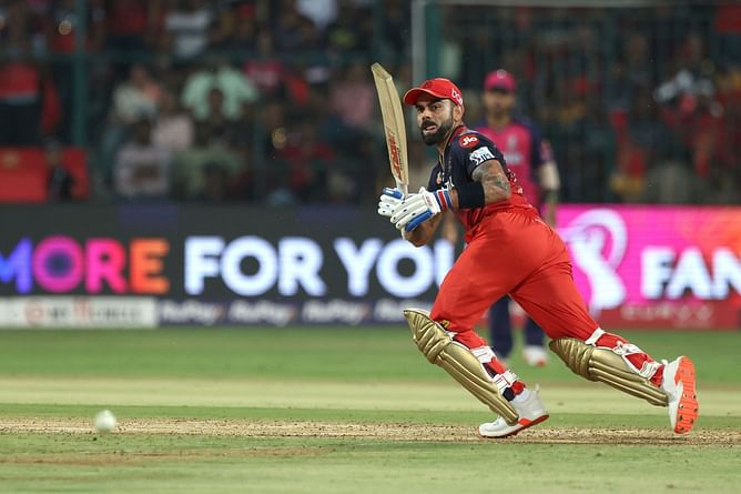 Virat Kohli’s No. 18 Test jersey being sold outside Chinnaswamy Stadium ahead of RCB vs KKR IPL 2025 clash [In Picture]