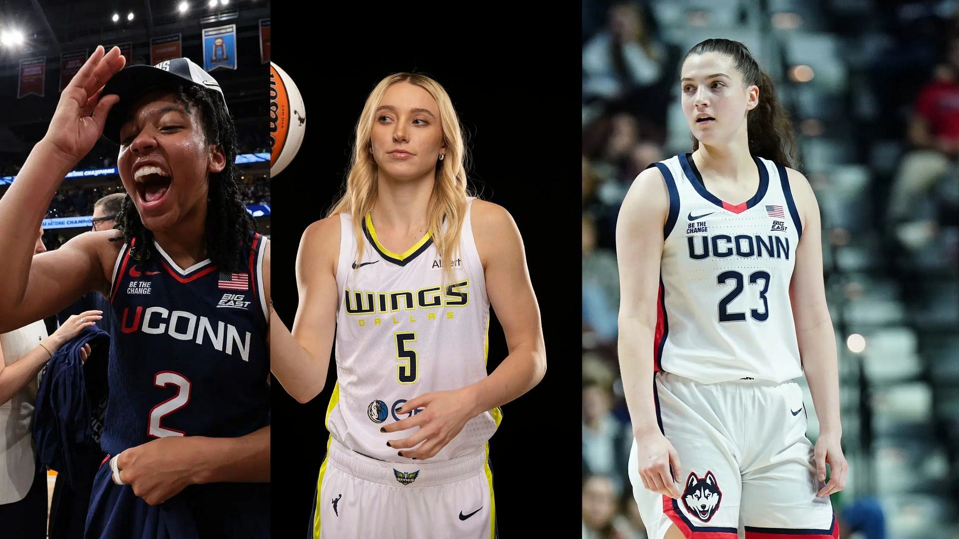 UConn&rsquo;s KK Arnold and Morgan Cheli show support to ex-teammate Paige Bueckers ahead of the start of WNBA season - Image source: Image via Imagn