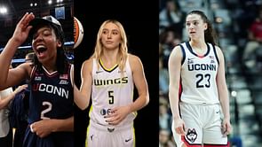 UConn’s KK Arnold and Morgan Cheli show support to ex-teammate Paige Bueckers ahead of the start of WNBA season