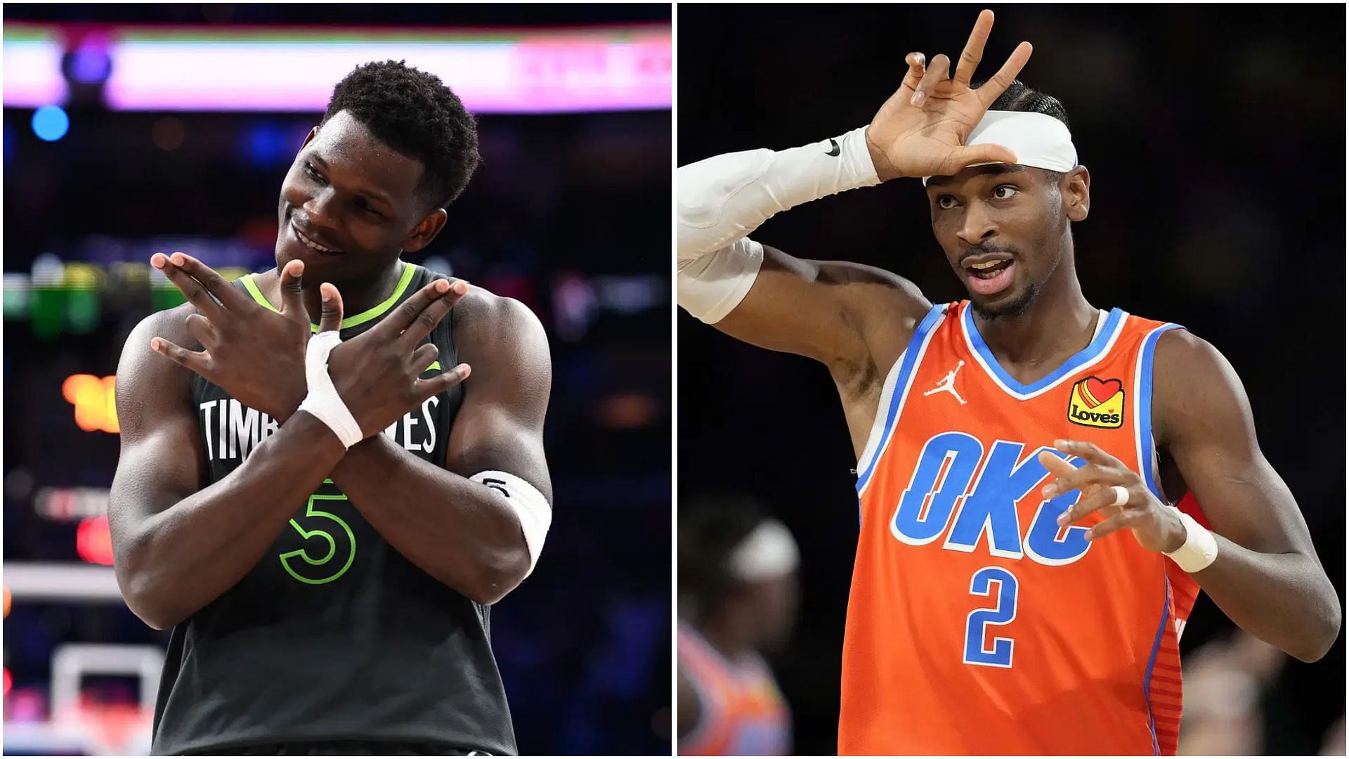 Minnesota Timberwolves vs OKC Thunder Predicted Starting Lineups and Depth Chart for May 22. (Photos: IMAGN)