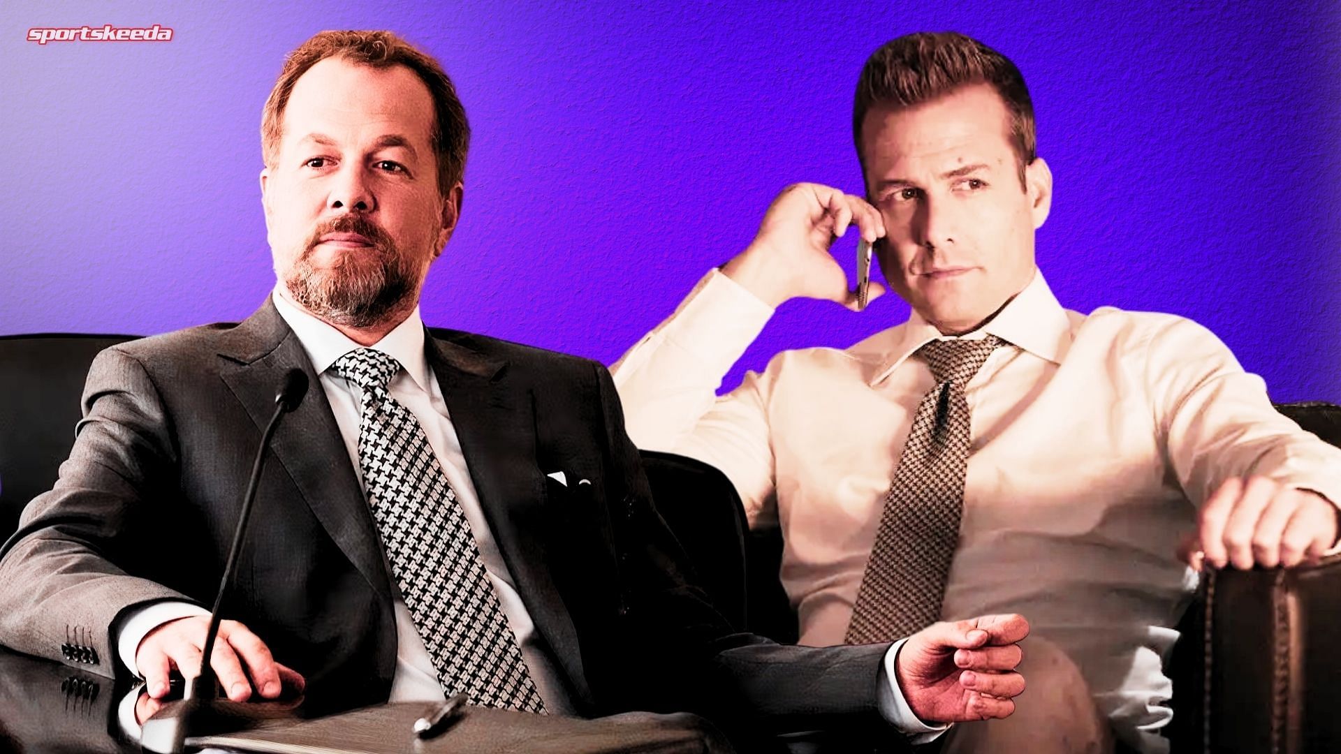 Suits LA guest stars from Suits series (Custom cover edited by Sportskeeda, Original Image [Peacock])