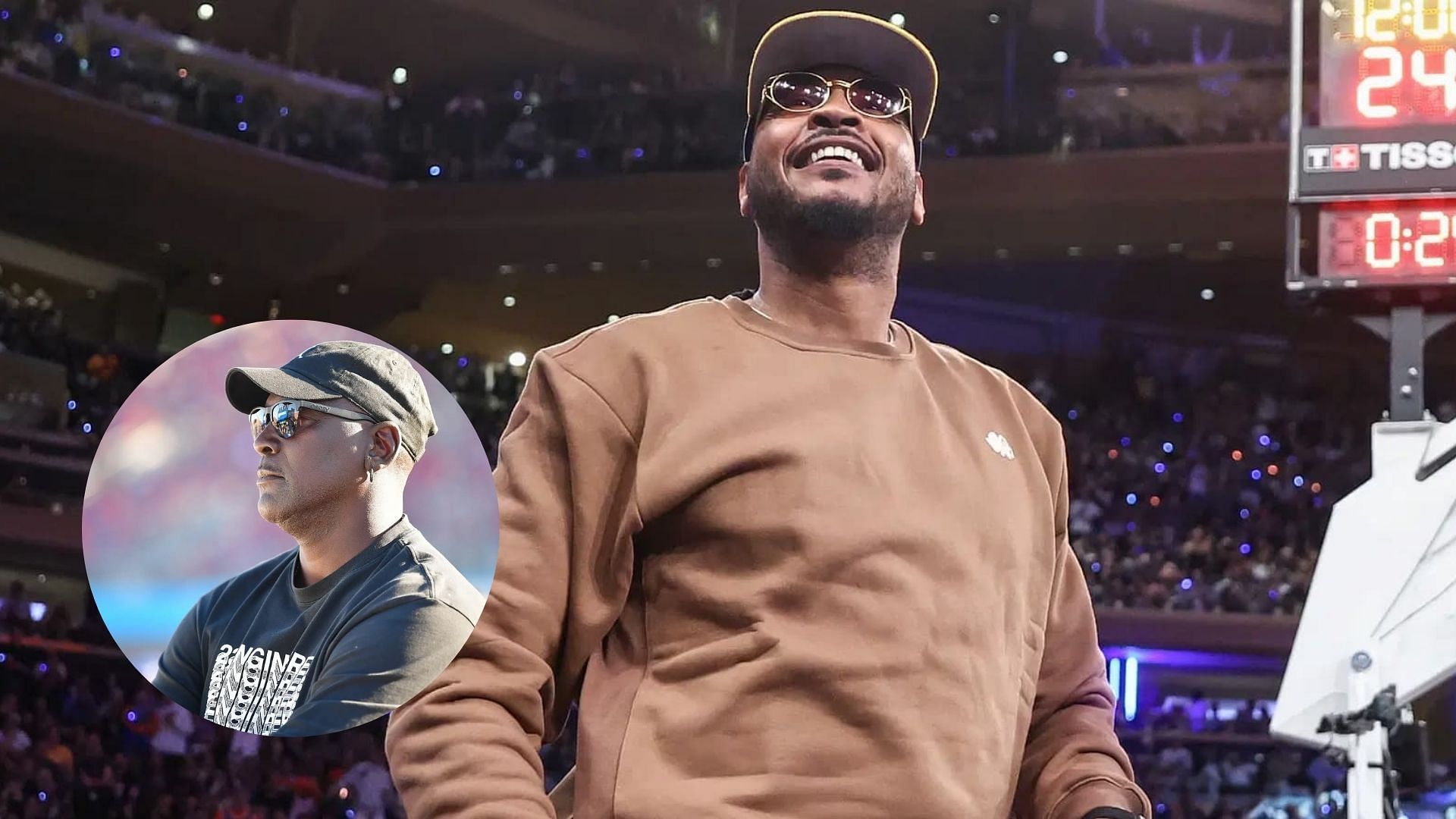 Carmelo Anthony names Michael Jordan as an inspiration when discussing whom he wants to introduce him at his Hall of Fame induction (Photo credits: IMAGN)