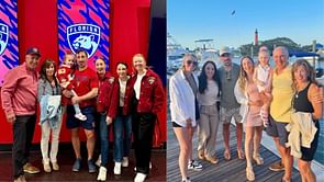 In Photos: Brad Marchand’s sister Rebecca recaps family's first Panthers game, fiancee Heather's 30th birthday, and more