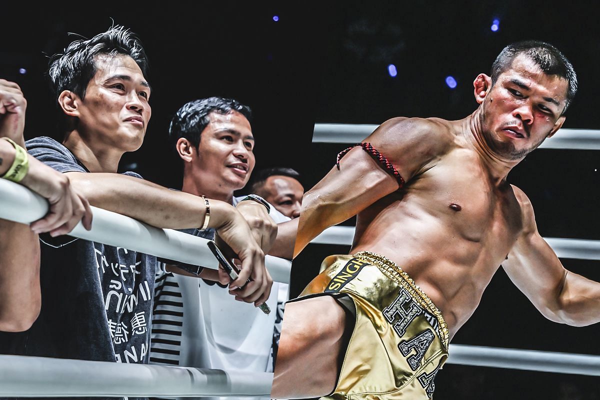 From L-R: Petchtanong, Superbon, Nong-O. [Photos via: ONE Championship]