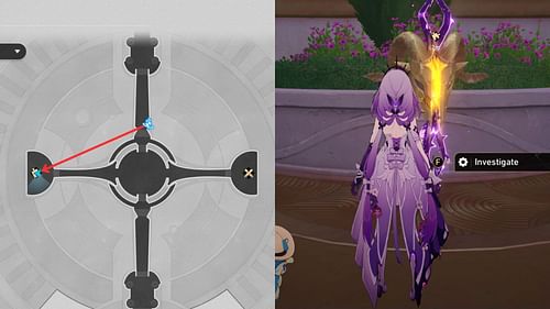 First Golden Scapegoat puzzle location (Image via HoYoverse)