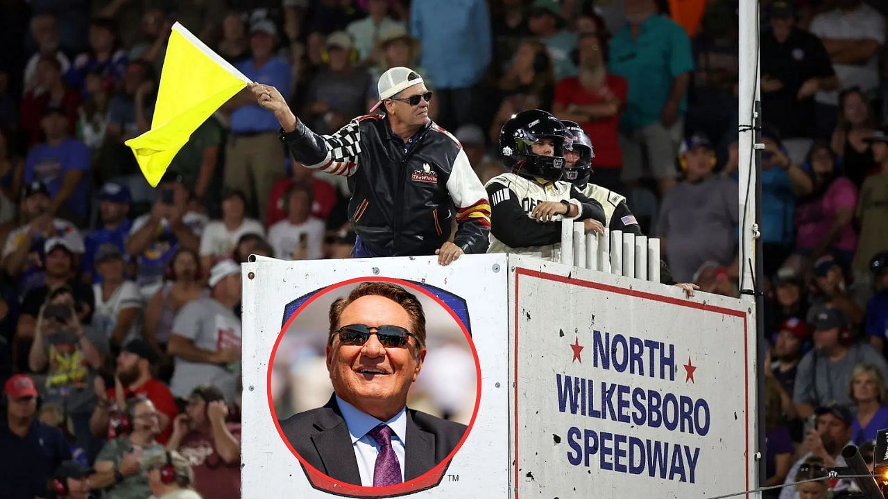 In Picture: Michael Waltrip (foreground) and Mike Joy (circle). Credit: Getty Images