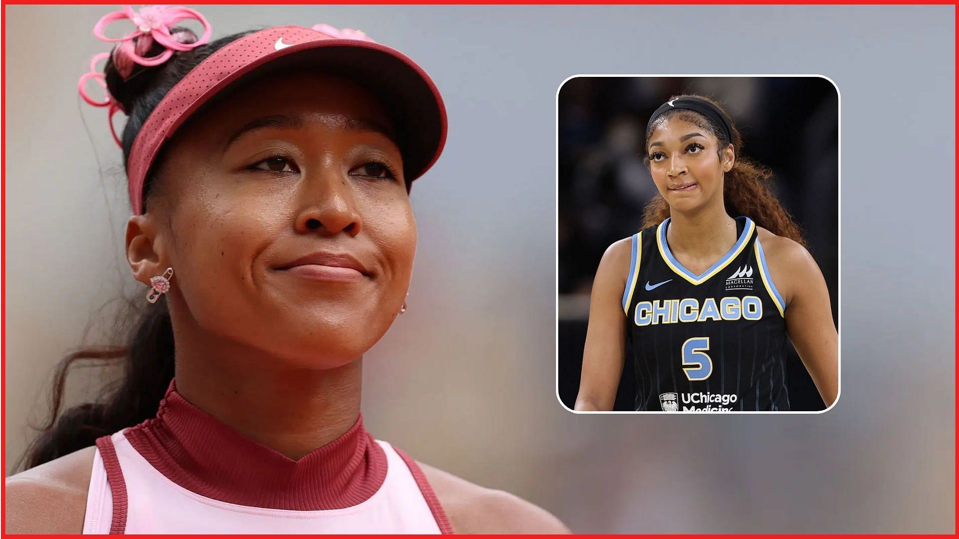 Naomi Osaka being compared to Angel Reese after her loss- Image Source: Getty