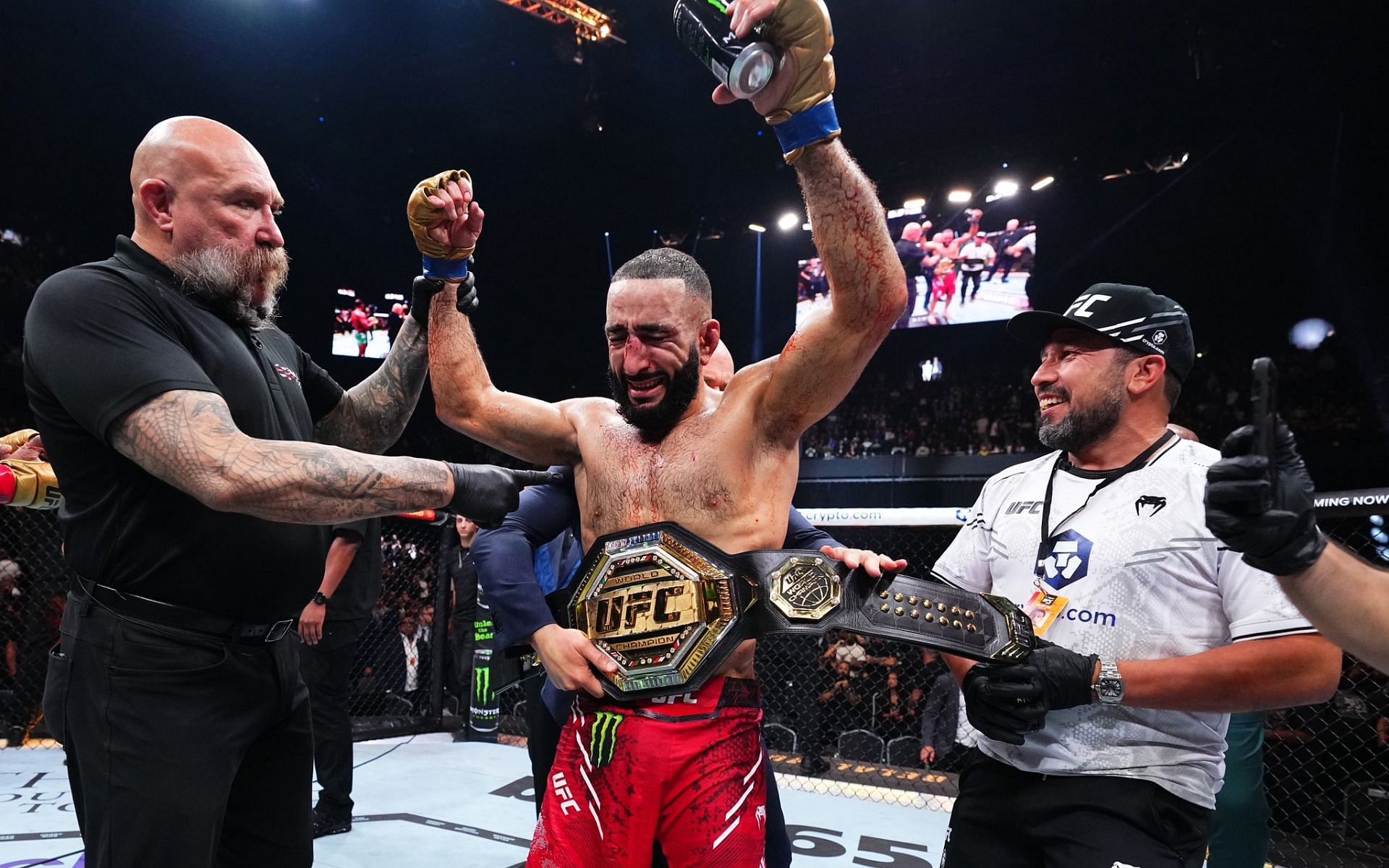 Can Belal Muhammad hang onto his welterweight title this weekend? [Image: @bullyb170 on X]