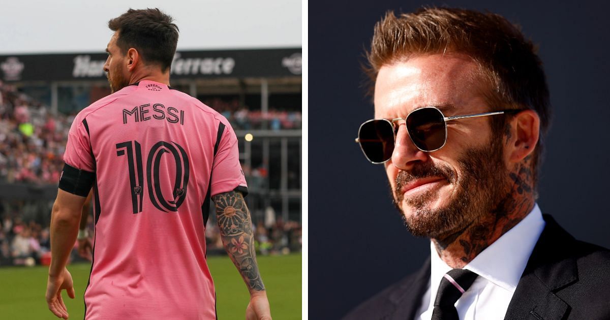 L to R: Lionel Messi and David Beckham (All images sourced from Getty)