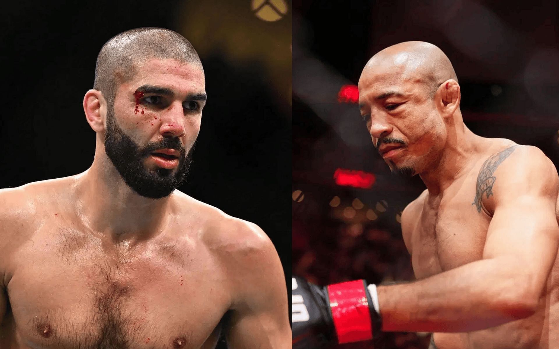 Aiemann Zahabi (left) discusses the thoughts he went through amid Jose Aldo