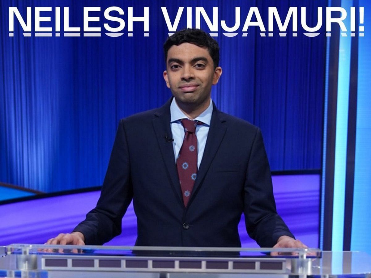 Neilesh Vinjamuri from Jeopardy! Masters season 3 (Image via Instagram/@jeopardy)
