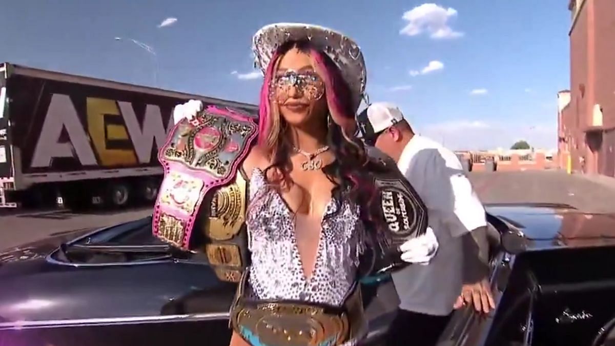 Mercedes Mone paying homage to a WWE legend (Image via AEW