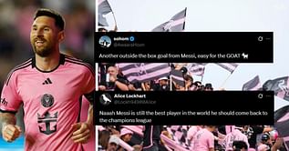 "The icon who rules the game", "Easy for the GOAT" - Inter Miami fans hail Lionel Messi for his performance in 4-2 win over Montreal